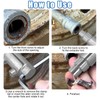 Broken Wate Pipe Extractor Tool, Multifunctional Handle Broken Faucet Removal