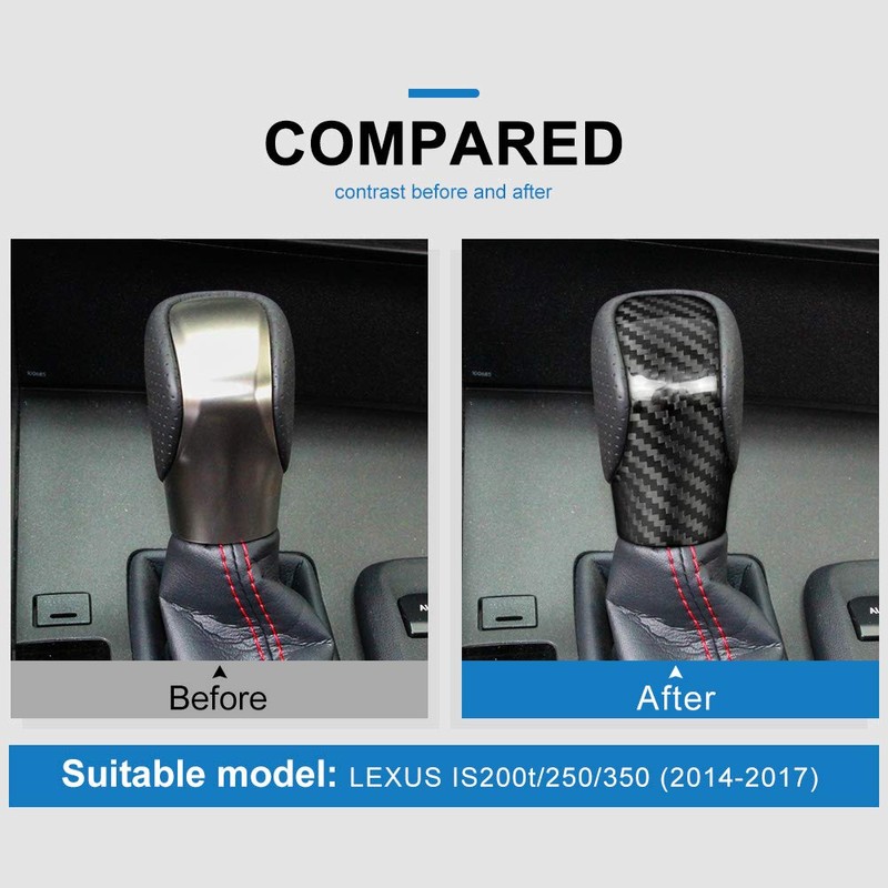 AIRSPEED Car Gear Shift Knob Head Cover Handle Sticker Interior
