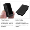 METALLIXITY Rectangle End Caps (100x60mm) Set of 2 Plastic Rectangle