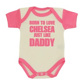 iPood 'Fun Baby Clothes Bodysuit Vest' Born To Like Daddy 'Chelsea 50 – 80 cm - 50-56cm pink