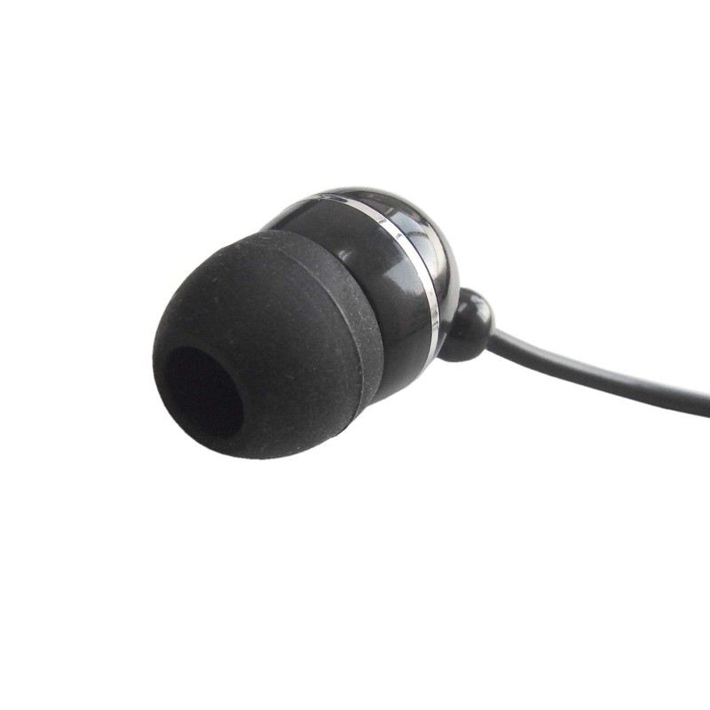Dynamic Enclosed In-Ear Stereo Single Ear Earphones 3.5mm for Radio
