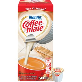 Nestle 35110 Coffee-Mate Original Flavor Creamer, Single Serve Portions, 50/Box