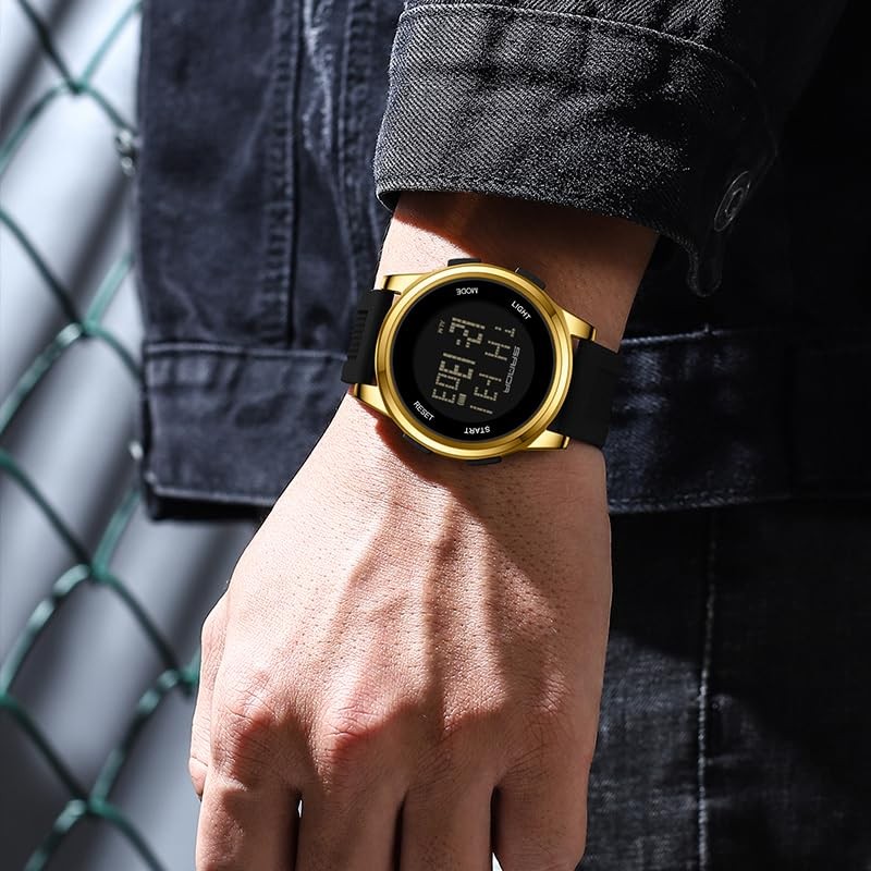 Yuxier Sport Digital Watches for Mens Waterproof Watches for Men