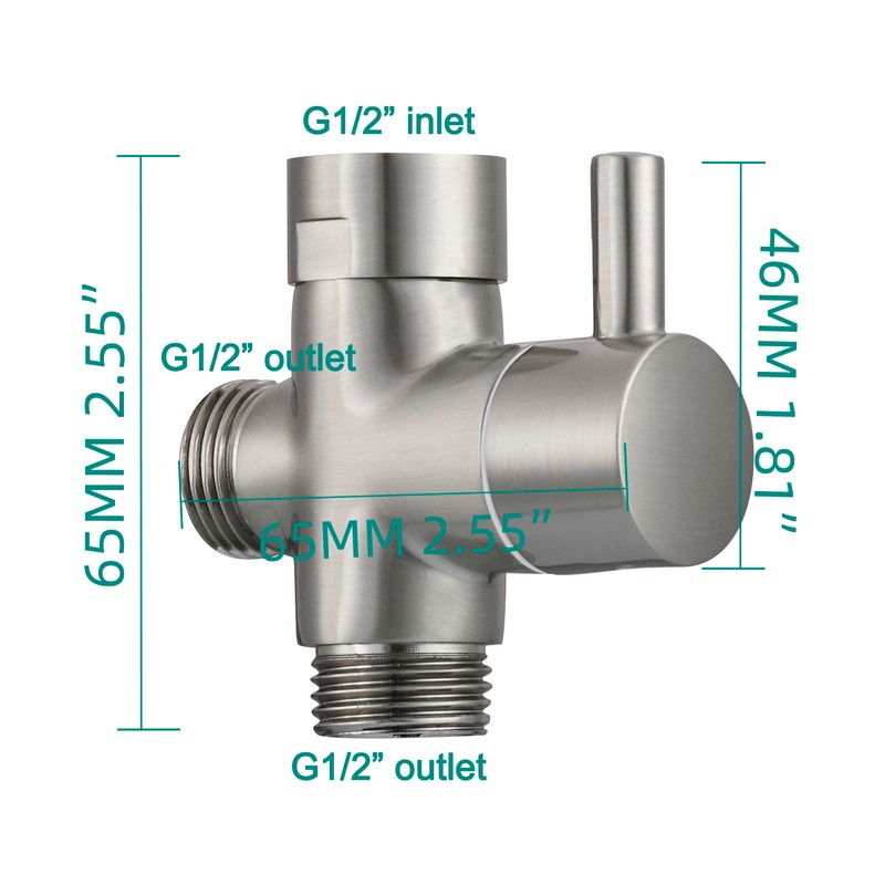CIENCIA Shower Flow Control Valve G1/2" Brass 3 Way Shower