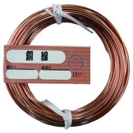 DAIDOHANT 10155917 Soft Copper Wire [Electric Copper] [Thickness] #12 (2.6 mm) x [Length] 32.8 ft (10 m)