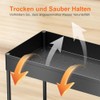 Under Sink Shelf, 2 Tier Standing Shelf, Kitchen Organiser with