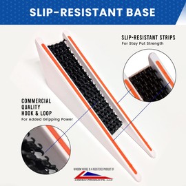 Window Wedge Child Safety Window Stopper – Made in USA Adjustable Lock for Baby Proofing & Home Security, Slip-Resistant, Fits Sliding, Single & Double Hung Windows (10 Stoppers, 5 Packs of 2)