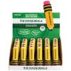 TICONDEROGA 38936 - Borradores con forma de lápiz, amarillo, paquete