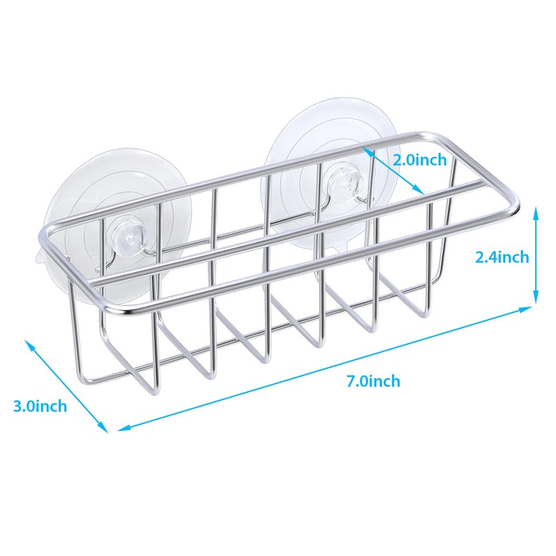 TESOT Sink Caddy Sponge Holder for Kitchen Sink Dish Cloth