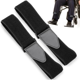 Wheelchair Leg Strap Wheelchair Footrest Straps Wheelchair Restraints for Elderly Patient Dementia Paralysis Parkinson's Legs Spasm to Prevent Sliding