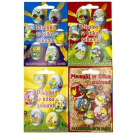 48 Easter Eggs Shrink Wraps Sleeve Decoration (Funny)