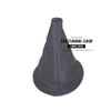 Shift Boot Lever Cuff Real Leather Dark Grey