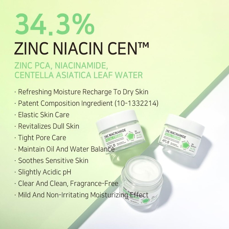 APLB - Crema Facial ZINC NIACINAMIDE FACIAL CREAM