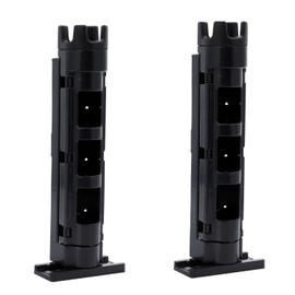 Pararect Rod Holder Rod Stand Set of 2 Fishing Meiho Daiwa Universal Compatible Rod Case Fishing Rod Rod Holder Rod Holder Black