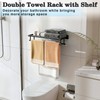 Alise Towel Rack for Bathroom Wall Mount,Double Towel Bars for