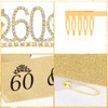 Birthday Sash for Women 60th Birthday Sash and Crown 60th