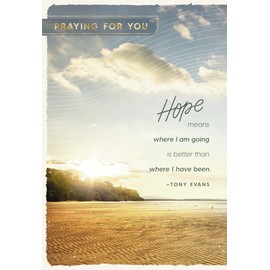 DaySpring - Tony Evans - Praying for You - Hope Means... - 3 Premium Cards (U1046)