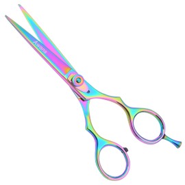Titanium Hairdressing Barber Salon Scissors, Size – 6 "& 4.5 cm 5 cm 6 cm – also used for Beard, Moustache Stoppeln, , 6.5", , multi-coloured,