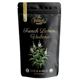 The French Touch Gold Collection - French Lemon Verbena Tea ORGANIC | Loose Leaf Tea | Product from France | 100% Certified USDA Organic | Select Premium Lemon Verbena | Caffeine-free