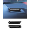 DSWSQ 2pcs Hood Scoop Vent Cover Trim Bezel Ring Compatible