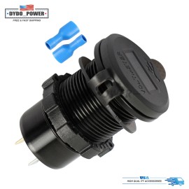 Cahuczlhoz 4 Port Fast Car Charger QC3.0 & PD USB C Outlet Socket for Boat RV Marine 12-24V