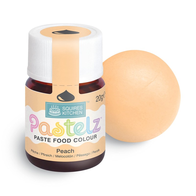 Squires Kitchen PASTELZ Pastel Food Colouring Paste - Peach 20g