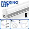Barrina T5 4FT LED Shop Light, 2 Pcs Power Cords
