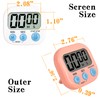 Mitlker Timer for Kids,Kitchen Timer Digital,Magnetic Back,Loud Ring,Stand for Cooking,Classroom,Bathroom,Teachers,Kids