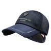 White Fang CA758 Mesh Logo Brim Cap, Stylish, Retractable, Sun