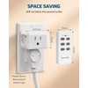 DEWENWILS Wireless Outlet, Programmable and Expandable Electrical Outlet Switch, Wireless