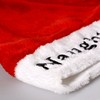 Naughty and Nice Plush Red Holiday Christmas Santa Hats (Naughty