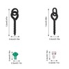 FYSL 140Pcs Bait Screws Set 40Pcs Fishing Bait Screws 100Pcs