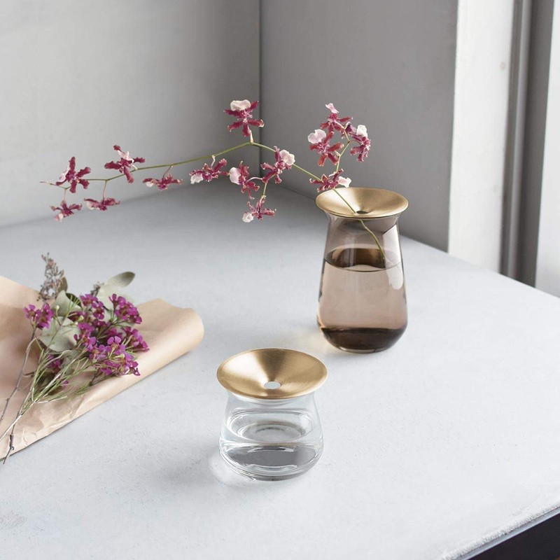 KINTO 20333 Flower Vase Luna Base 3.1 x 5.1 inches