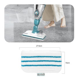 Pack of 4 Washable Microfibre Pads for Black Decker Steam Mop, Microfibre Pad Washable for Black & Decker Steam Mop, Steam Mop, FSM1500, FSM1600, FSM1610, FSM1620, FSM1630, FSMH162