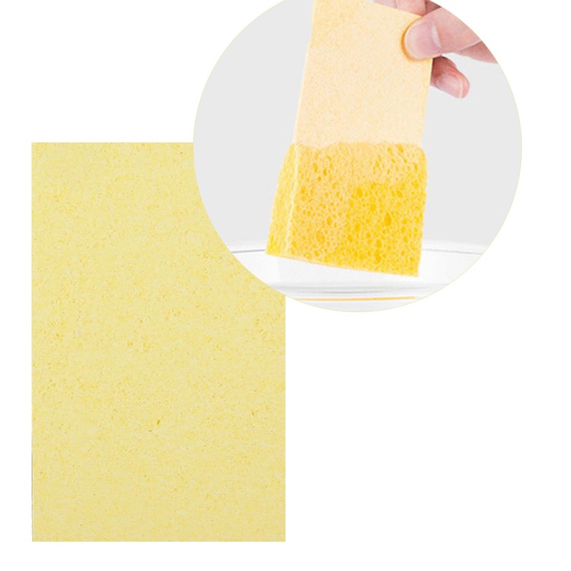 Rumyve 6pcs Washing Up Sponge,Pop-Up Eco Sponges,Natural Cellulose Cleaning Sponges,Non-Scratch