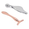 2pcs Metal Face Roller Set Zinc Alloy Facial Roller Massager