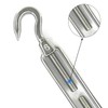 HEVERP 6Pcs M6 Stainless Steel Hook & Hook Turnbuckle, Shade