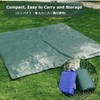 YAPJEB Groundsheet Tarp (Black, L)