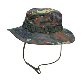 US Army Tropic Camo Hat - Boonie Hat - Slouch Bush Hat - Sloppy Hat - Various Colour and Sizes Available - L, Camouflage