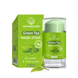 Green Tea Mask Stick for Face, Deep Cleansing Face Mask, Skin Care, Removes Blackheads, Cleansing Oil Control, All Skin Types of Men and Women (Green Tea Mask Stick-1 Pack)