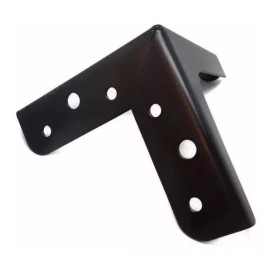 Herrajes Guerrero Pata Clasica Para Sala Muebles Pack 4 Piezas - Negro Mate