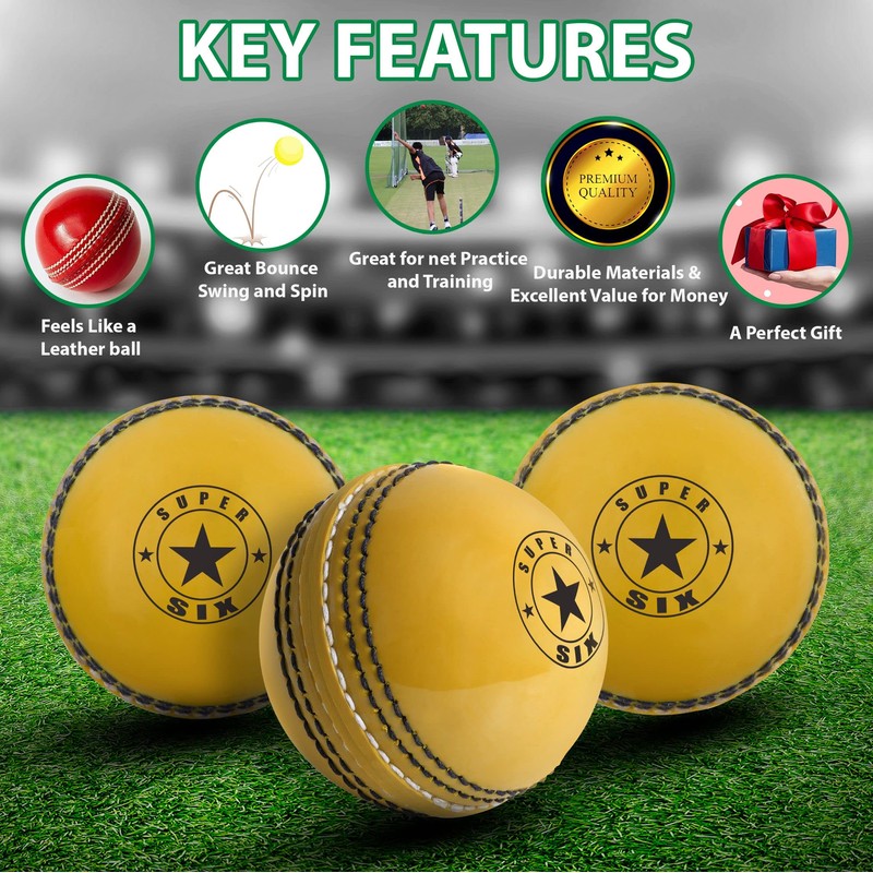 SPIN FIRST Soft & Safe Indoor Outdoor Incrediball Cricket Balls!