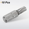 sourcing map 10pcs T27 Torx Screwdriver Bit 1/4" Hex Shank