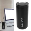 Coffee Cup 400ml Vacuum Stainless Steel Simple Stylish Portable Insulated