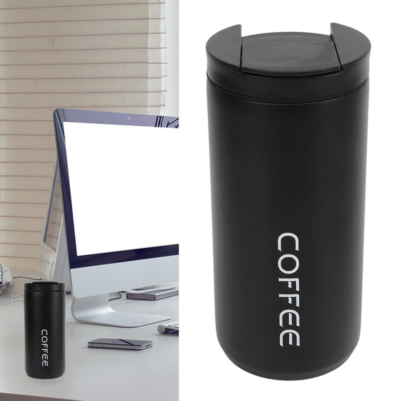 Coffee Cup 400ml Vacuum Stainless Steel Simple Stylish Portable Insulated