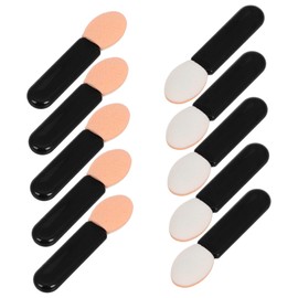 BIUDECO Eyeshadow Tte Brush Set 10 Pcs Mini Eye Shadow Sticks Sponge Tips Eyeliner Crease Eyelid Brush for Daily or Special Occasions