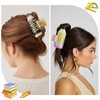3Pcs Pencil Hair Claw Clips, Funny Teacher Hair Clips