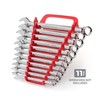 TEKTON 11-Tool Combination Wrench Holder (Red) | 79367 | Made