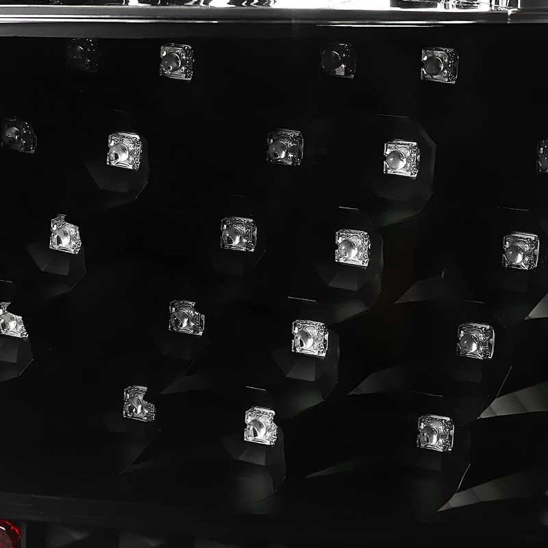 Spec-D Tuning Black Housing Clear Lens LED Tail Lights Compatible