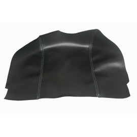 Kar Designers Leather wGray Stitch Center Console Lid Armrest Cover Fits 07-17 Ford Expedition